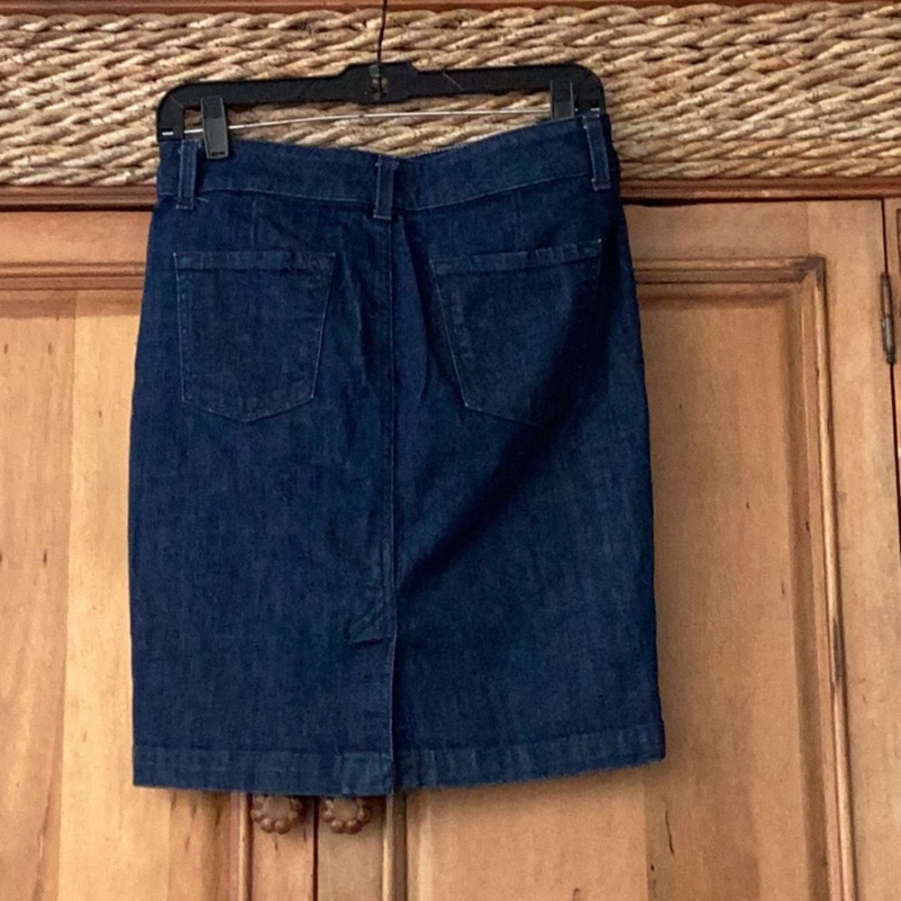 🦋NWOT Banana RepublicSo Fun Size 26 R Awesome Denim Skirt Wardrobe Must Have🦋 - Picture 4 of 8